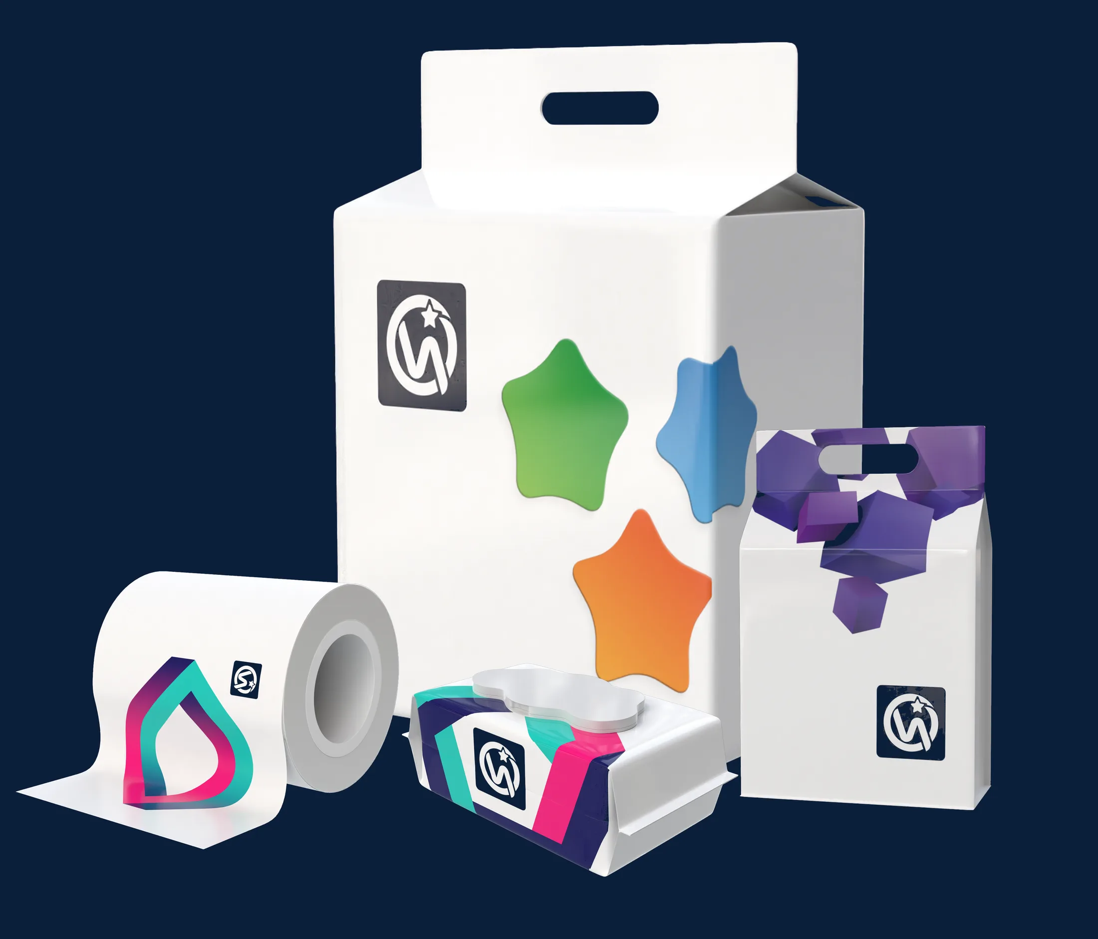 Custom Printed Pouches, Poly Bags and Rollstock Film