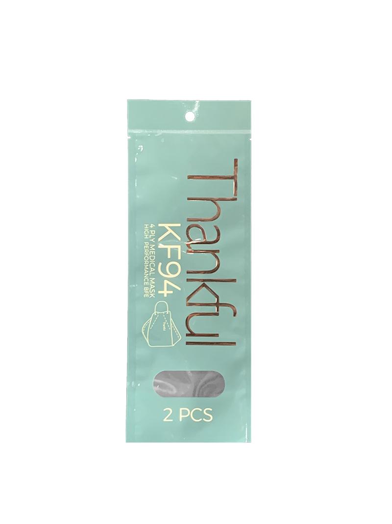 PET and PE transparent composite mask self-sealing bag