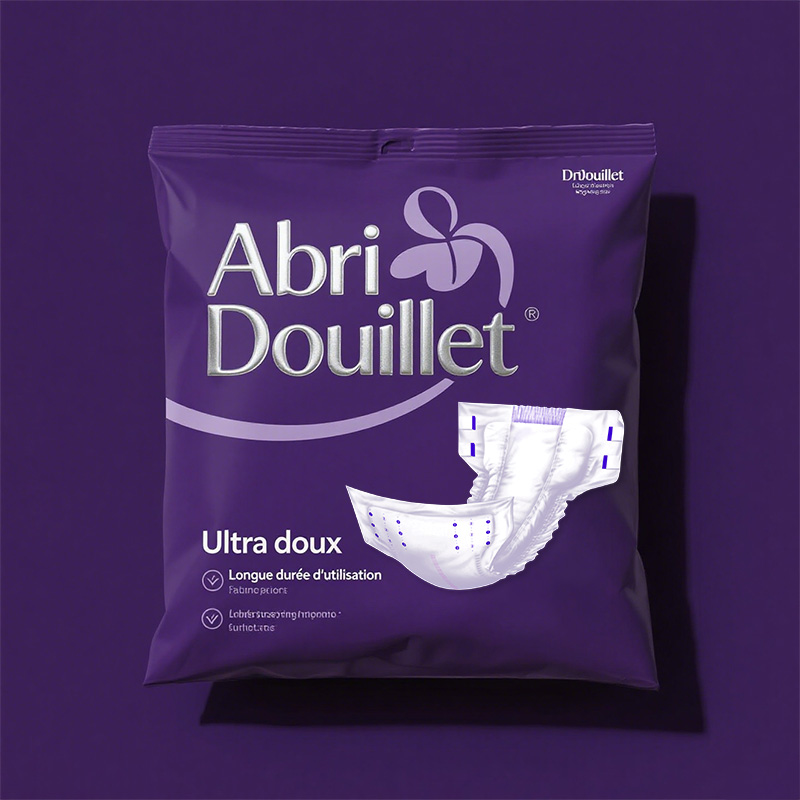 Plastic bags for adult diapers from Abri Douillet, France