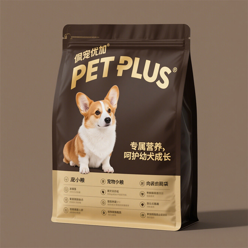 Octagonal sealed OPP or PET or CPP Chinese PET PLUS China Pet Food Bag